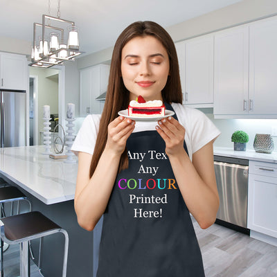 Personalised Apron Any Text Any Colour For Women Kitchen Gift Men Cooking Present Chef - Hoolaroo