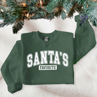 Santa's Favourite Christmas Jumper - Xmas Sweatshirt for Men, Women, and Kids