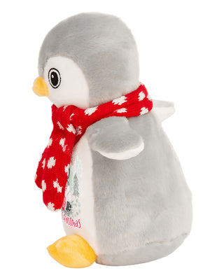 Personalised My First Christmas Baby Soft Toy Penguin Teddy Bear Gift For Girl Boy Newborn Present 1st Xmas - Hoolaroo