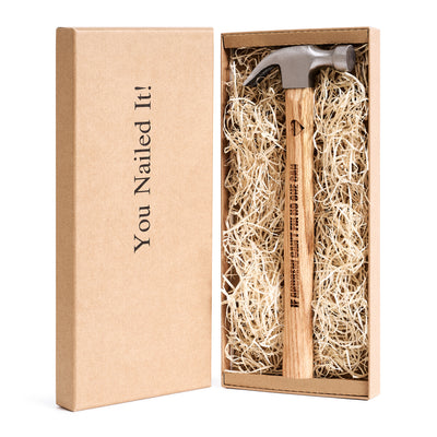 A Gift for Dad : An Engraved Claw Hammer Tool with Gift Box