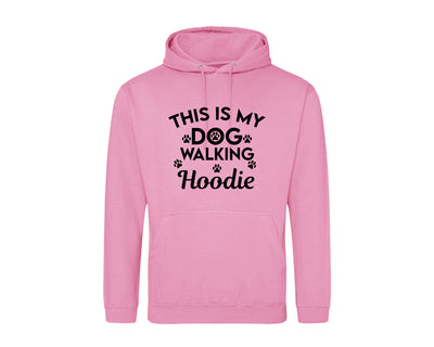 This is My Dog Walking Hoodie - Sweatshirt for Dog Lovers, Dog Walkers Gift Jumper For Men Women - Hoolaroo