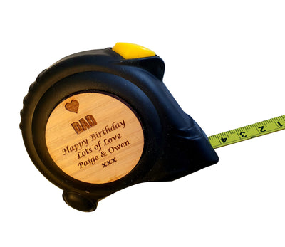 Personalised Tape Measure Engraved Fathers Day Gift Personalised Dad Gifts husband gifts - Hoolaroo