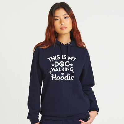 This is My Dog Walking Hoodie - Sweatshirt for Dog Lovers, Dog Walkers Gift Jumper For Men Women - Hoolaroo