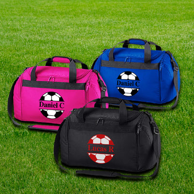 Personalised Football Holdall Bag For Kids Team Kit Boys Girls Boots Large With Name - Hoolaroo