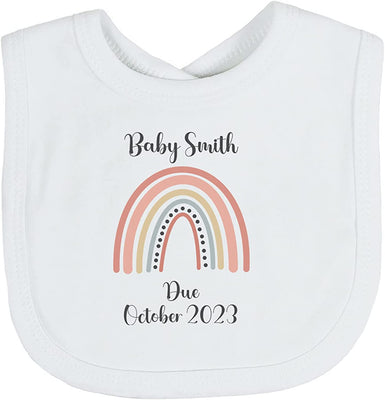 Personalised Baby Grow 0-3 Months - Perfect Pregnancy Announcement Gift for Unisex Boys & Girls - Rainbow Baby Reveal Ideas - Hoolaroo