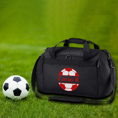 Personalised Football Holdall Bag For Kids Team Kit Boys Girls Boots Large With Name - Hoolaroo