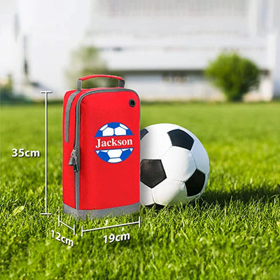 Personalised Football Boot Bag - Kids Kit Bag for School Gift - Girls & Boys Sport - Hoolaroo