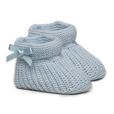 Large Personalised Bunny Gift Set Booties Bib, Blanket Teddy Bears For Boys Girls Babies Newborn Gift New Baby Boy Easter Present Suitcase Box Gifts Keepsake Soft Toy Grey