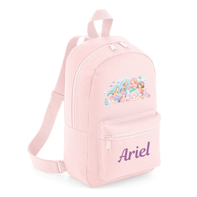 Personalised Backpack for Girls Mermaid, Nursery Rucksack for Toddlers School Bag Kids