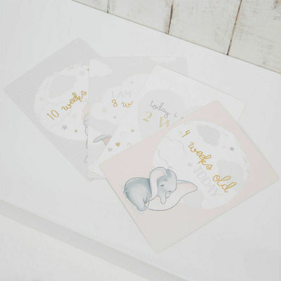 Personalised Dumbo Disney Magical Beginnings Album Milestone Card Newborn Gift - Hoolaroo