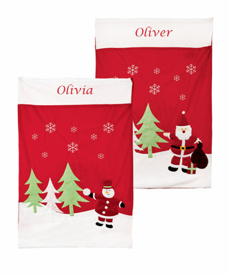 Personalised Embroidered Christmas 90cm large present Sack Large Gift Bag - Hoolaroo