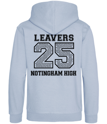 Personalised Leavers Hoodies 2025  Class of 25 School College University Leavers Matching Hoodies